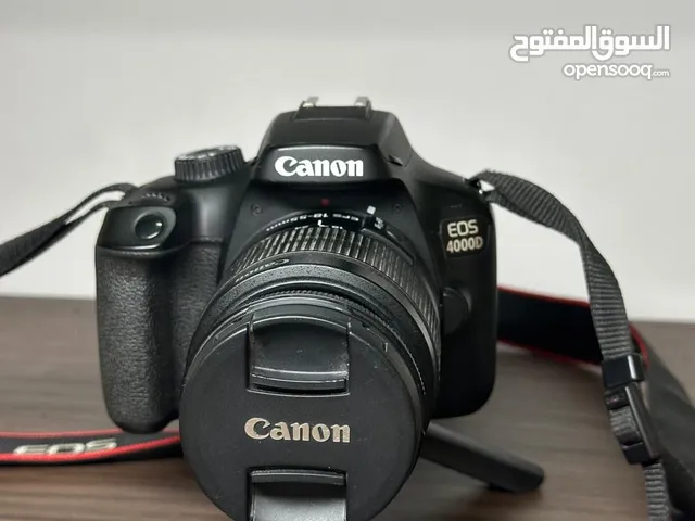 كاميرا Canon EOS 4000D شبه جديده مستخدمه استخدام بسيط