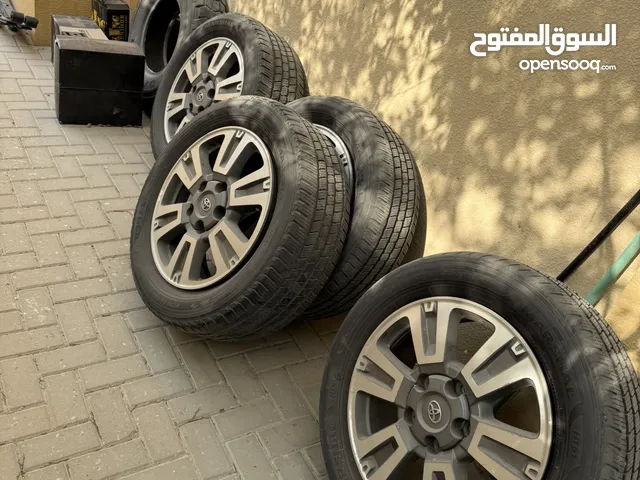 رنقات تويوتا تاندرا بلاتينوم أصليات مع اطارات مقاس 20