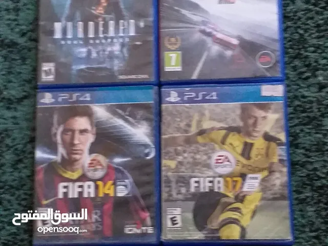 6سيديات العاب ستيشن 4اصليات