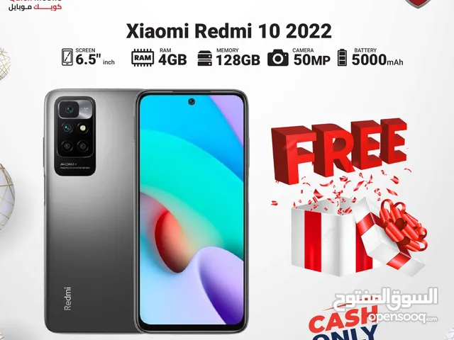 XIAOMI REDMI 10 2022 ( 64GB ) / RAM 4 NEW /// شاومي ريدمي 10 ذاكرة 64 الرام 4 الحديد