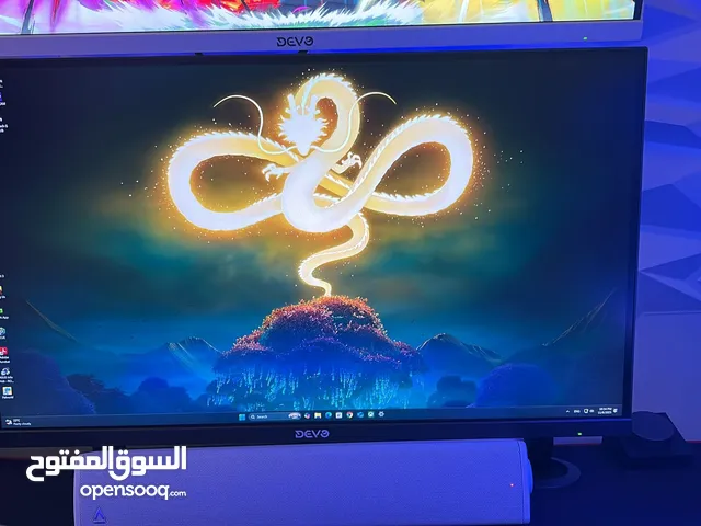 Devo 4k gaming monitor 144hz black color