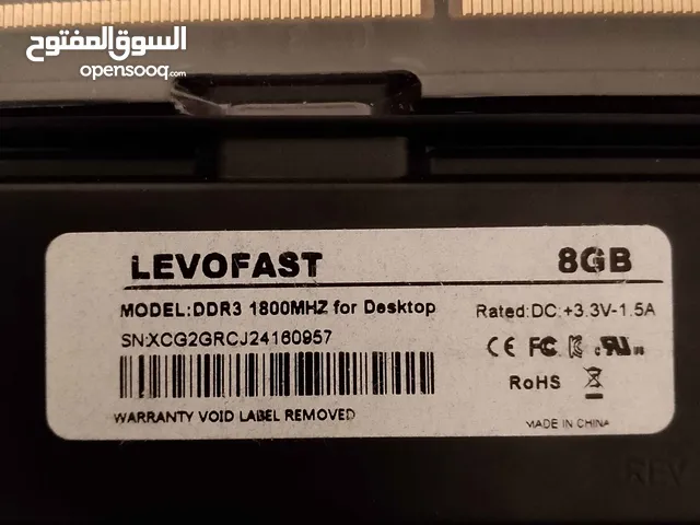 رامات DDR3 1800Mhz 16Gb من شركة LEVOFAST