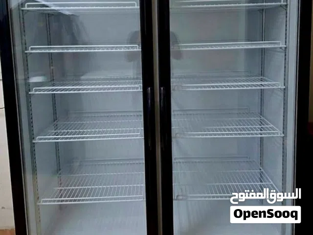 Commercial double glass door refrigerator
