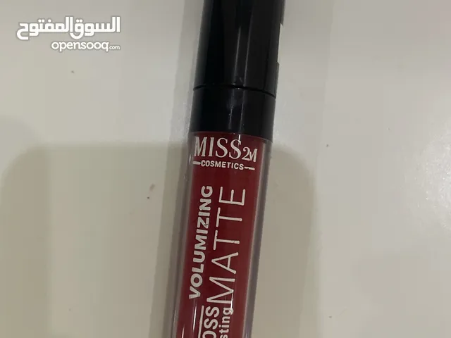 Matte red lipstick