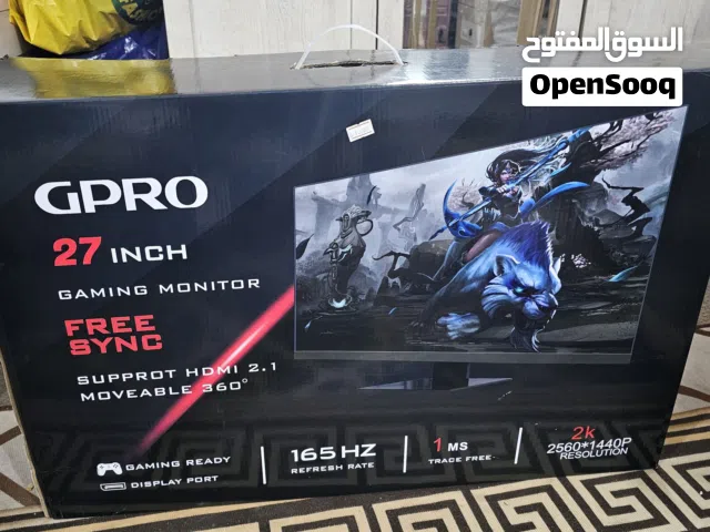 شاشة قيمنق GPro-GR27 Pro (مواصفات قوية) يرجى قراء الوصف لمعرفة التفاصيل