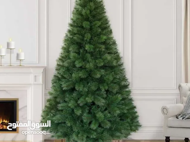 شجرة الميلاد 180 سم كثيفة فاخرة 180cm Green Scotch Pine Artificial Christmas Tree