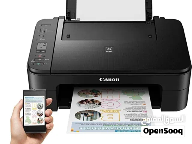 طابعتين كانون pixma ts3440 و pixma ts3140 للبيع مستخدمه شي بسيط جدا مدة شهر