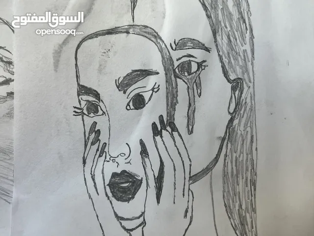 رسم رصاص يداوى