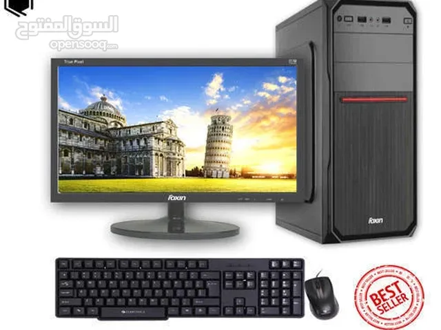 كمبيوتر كامل PC  Core i3 3th @ 3.20GHz /6Gb Ram DDR3/SSD256GB/500Gb HDD/WiFi/LED 19/ بحال الوكالة