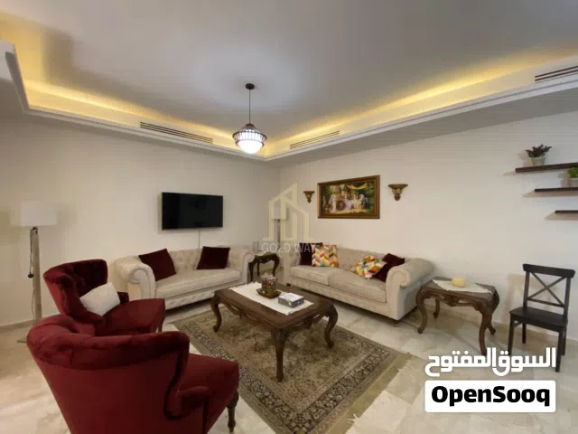 بالقرب من السفارة الهولندية شقة مفروشة شبه أرضي 200م بسعر مميز / ref 1219