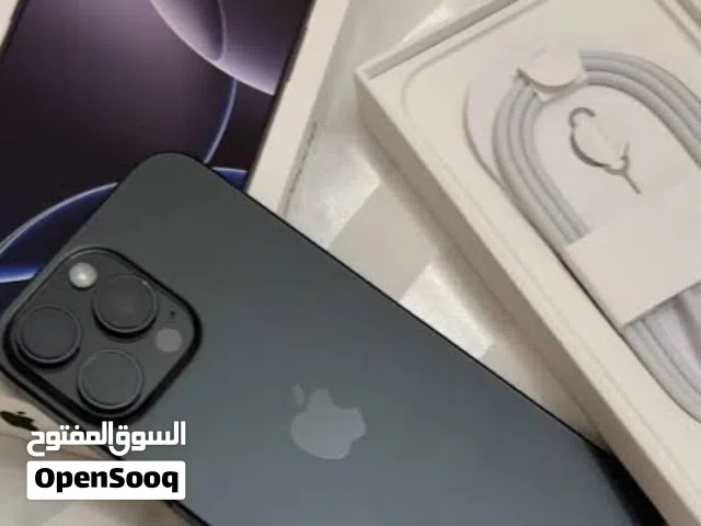 للبيع ايفون 16 برو ماكس لون اسود 256 جيجا بطاريه 91% -( يوجد اسكرتش على الجنب الأيمن نتيجه الكفر فقط