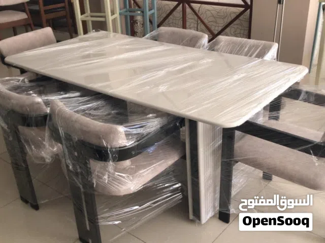 بيع طاولة اكل كراسي جديدة