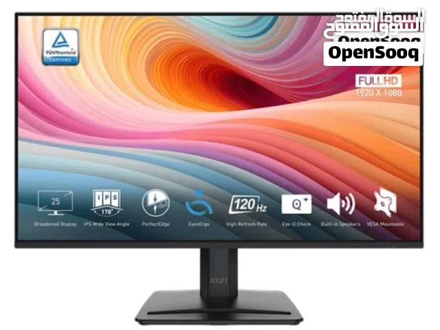 شاشه MSI 120Hz حجم 25 بوصه