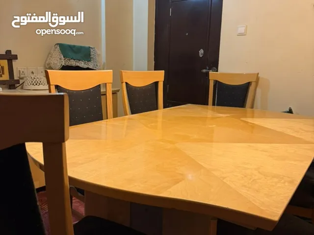 سفره خشب ايطالي جديد كبيره تناسب عائلة كبيره