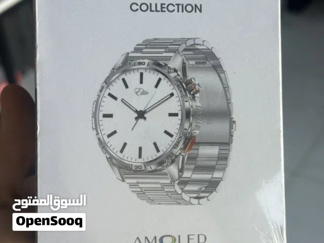 ساعة Elite 8 AMOLED Smart Watch مكالمات بلوتوث IP67 شاشة 1.43 فخمة Elite Collection عرض قوي