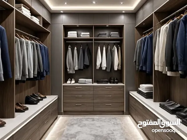 جميع اعمال غرف النوم والموبيليا باحدث وارقي المواصفات 2025 وجميع اعمال الديكورات والتحف