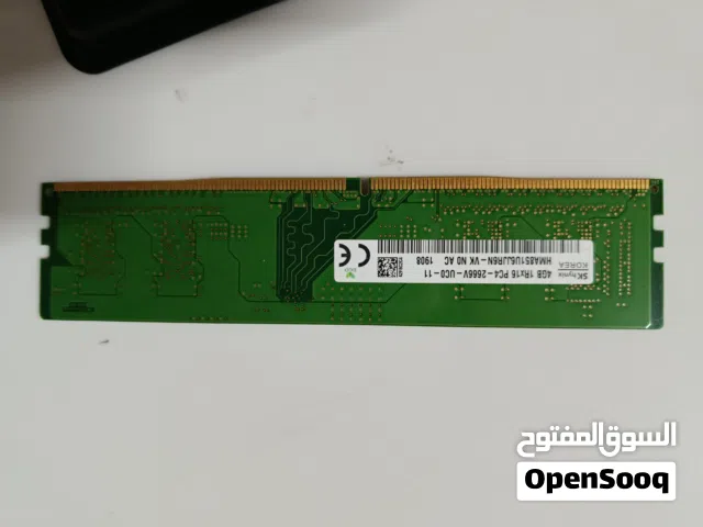 رام DDR4 مكتبي 8GB (2x4GB) أصلي HP مستعمل