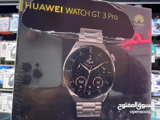 Huawei GT3 Pro Titanium (46mm) ساعة هواوي جيتي 3 برو تيتانيوم الاصلية جديدة مسكرة بالكرتونة //////