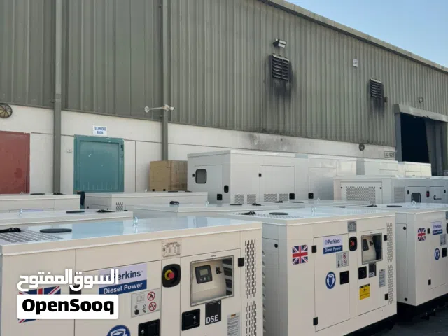 مولدات كهرباء جديدة   KVA10  -2500KVA = Perkins – Cummins – Kubota  الشحن شامل دول الخليج