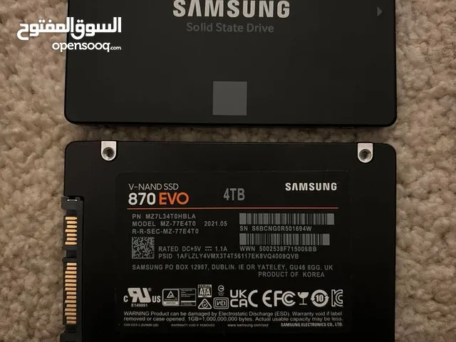 SSD 4TB مستخدم نظيف