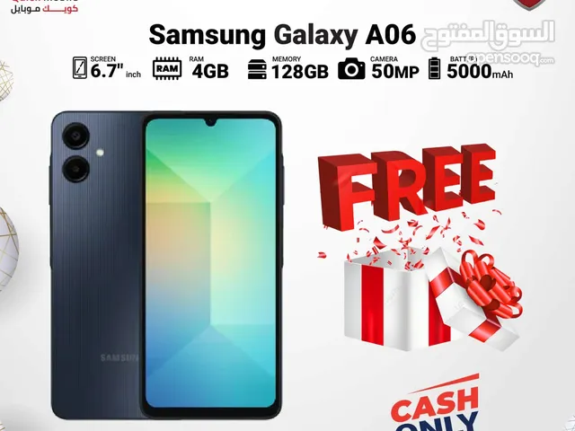 SAMSUNG A06 ( 128GB ) / RAM 4 NEW //// سامسونج ايه 06 ذاكرة 128 رام 8 الجديد