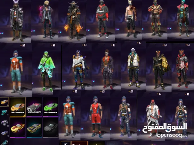Free Fire Accounts and Characters for Sale in Mila