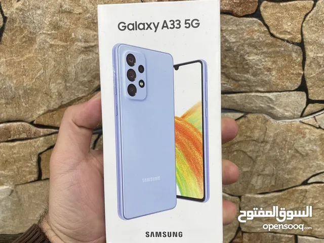 Samsung A33 5G جديد كفالة الوكيل الرسمي