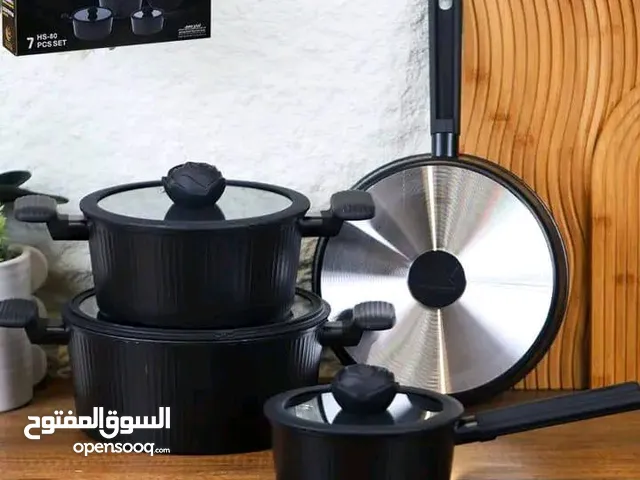 جهّزي مطبخك بأفضل الأطقم وبألوان تخطف الأنظار!*طقم الطهي الملوكي الفاخر وألوان تناسب ذوقك الرفيع
