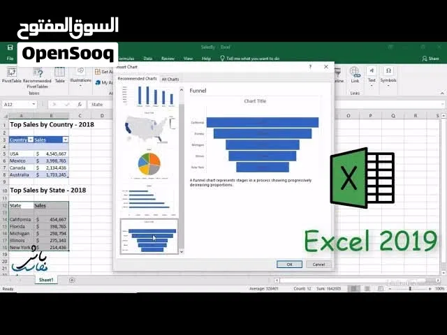 دورة اكسل من البداية حتى الاحتراف
