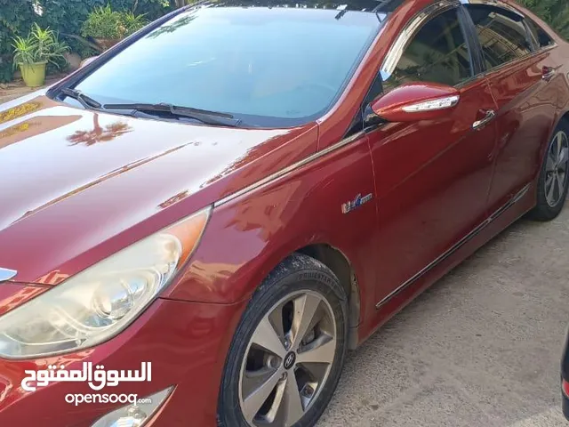 سيارة هيونداي سوناتا 2012 مستعملة موديل أمريكي لون خمري فحص شامل