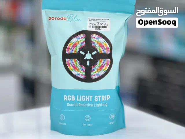 Brand New Porodo RGB Strip Light in Oman  Coloful Lighting  Length 5m