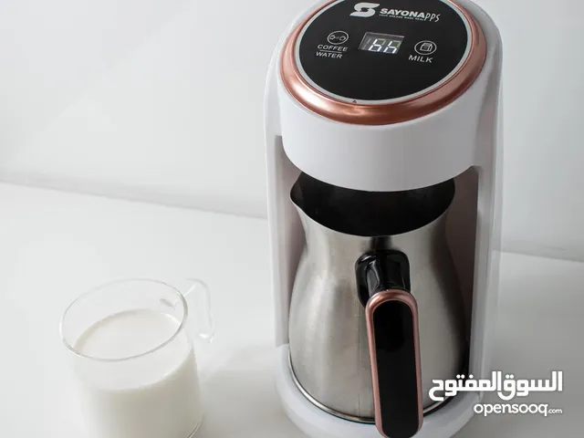 ماكينة القهوة التركية الستيل من ماركة سايونا 3في 1  ضمان سنه