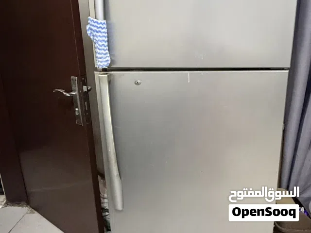 LG silver double door refrigerator