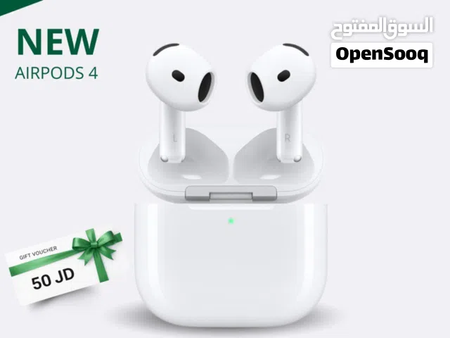 APLLE AIRPODS 4 NEW ///. سماعة ابل الجيل 4 الجديد