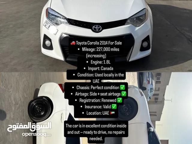 Used Toyota Corolla in Abu Dhabi