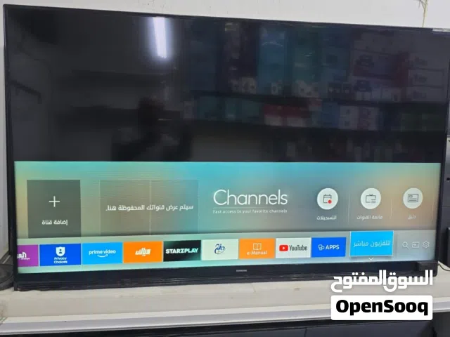 تلفزيون ذكي بشاشة كبيرة – صورة سينمائية  من ماركة سامسونج و شاشة كبيرة بالمقاس 55 انش بدون مشاكل شبه