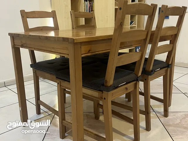 4 x seater IKEA dinning table with chairs for SALE