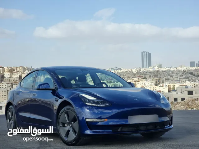 TESLA MODEL 3 LONGRANGE DUALMOTOR 2022 جمرك جديد فحص كامل بحالة الوكاله