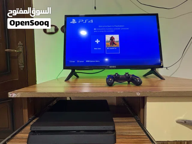 Ps4 مستعمل سليم مع ايد اصلية اقيار مغناطيسي الثنين يعني مافي ادرفت ابدا ان شاء الله