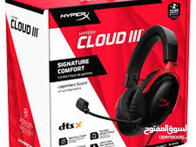 سماعة هايبر اكس كلاود 3 جديدة  اوبن بوكس بدون كرتونة  Hyberx claud 3