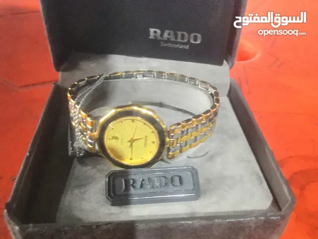 للبيع ساعة رادو حريمي اصلي بالعلبه بتاعتها وفاتورة الشراء من الكويت سنة 1999