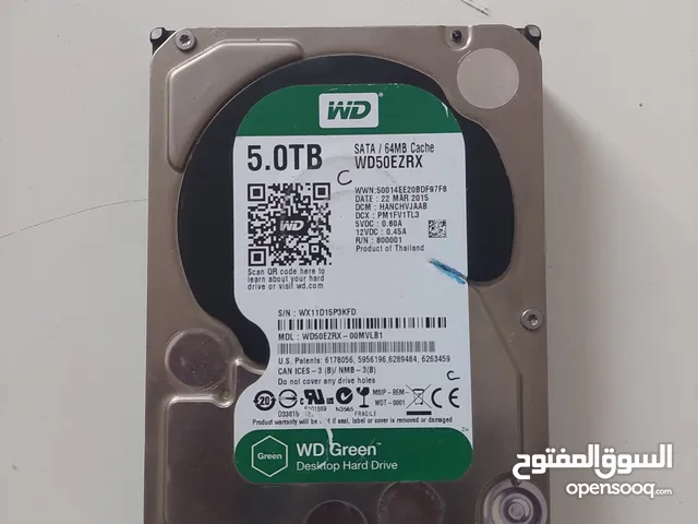 WD Green 5TB Hard Drive 5 تيرا هارد درايف hdd