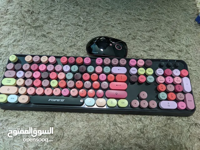 FOPETT Wireless Keyboard and Mouse Set