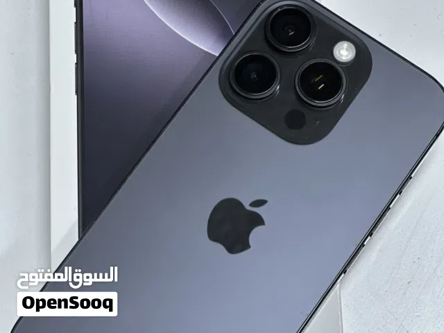 iPhone 16 pro 265 g آيفون 16 برو 256 جيجا لون اسود ملوكي شرق اوسط الجهاز بدعم خط و eSIM للبدل على 17