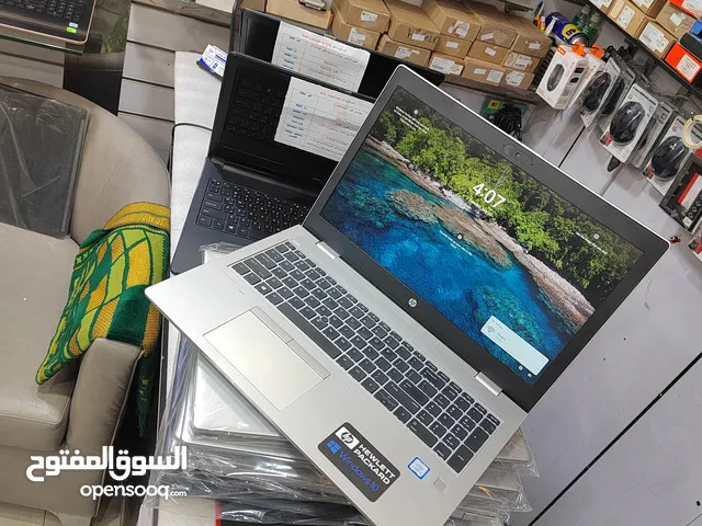 Hp Propook 650 G5 core i7 8 generation Ram 16 ddr4 Hard ssd Ultra slim جيل ثامن حالة الزيرو الترا