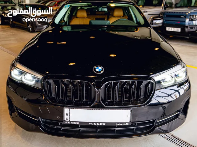 اكد لتجارة السيارات BMW 520i 2022 ضمان شركة العروش بدون صبغ ماشية 38 الف رقم بغداد #اكد_موتورز ----
