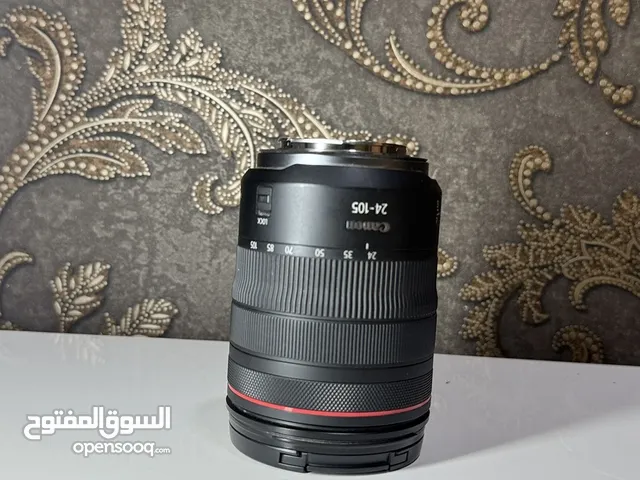 عدسة كاون  24-105 f4 الحمراء نظيفه مع فلاتر