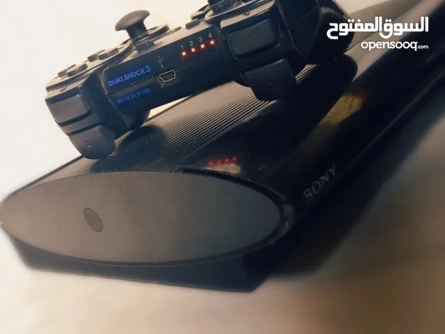 بلايستيشن 3 سوبر سلم معدلة ألعاب + حساب + تطبيقات + 3سيديات