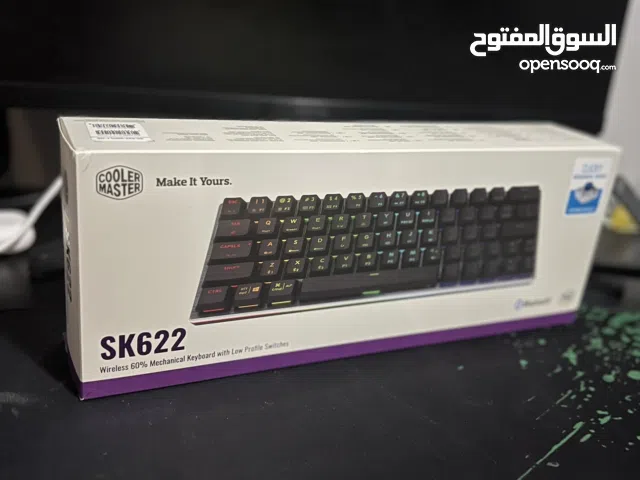 COOLER MASTER CLAVIER GAMING SS FIL COMPACT SK622 SWITCHES TTC BLUE , wireless edition
