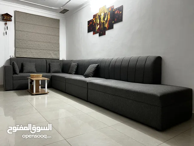 L shape sofa (5 pcs.) in perfect condition. (No spill spot, no wear and tear).